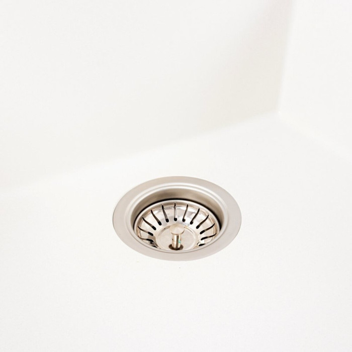 Valeso Galax 5050 snow white - 50 cm granite inset kitchen sink