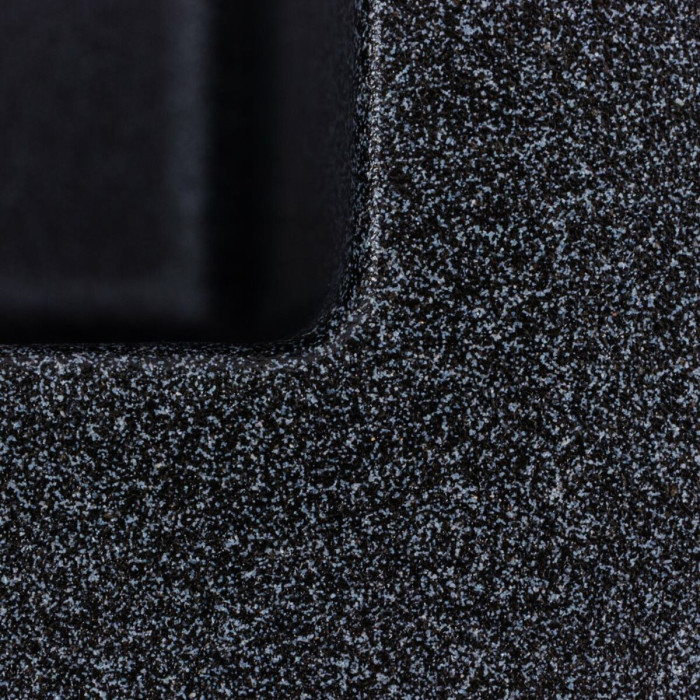 Valeso Galax 5050 Carbon — 50 cm granite square kitchen bowl sink