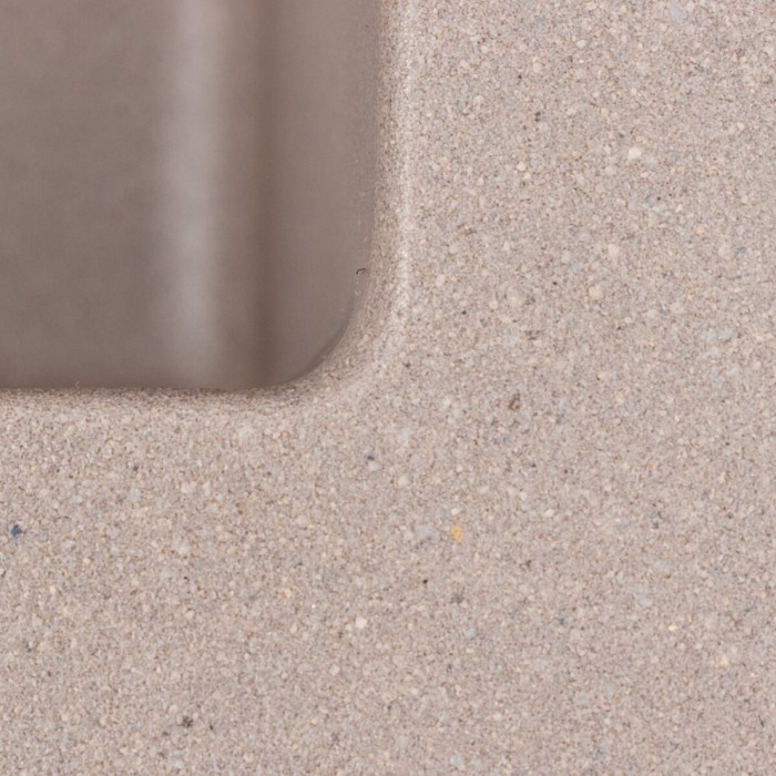 Valeso Galax 5050 dune - bowl sink 50 by 50 cm made of matte artificial stone