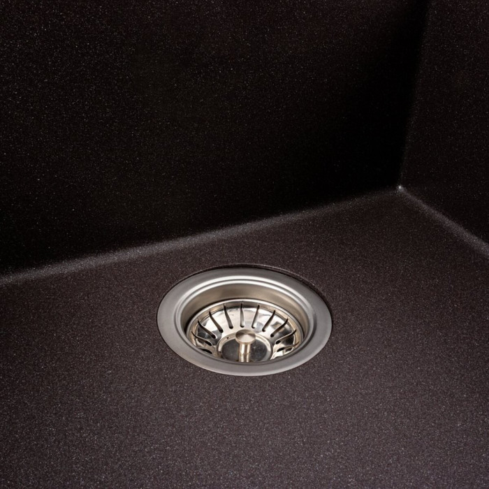Valeso Galax 5050 grenadine - 50 by 50 cm inset sink with matte surface