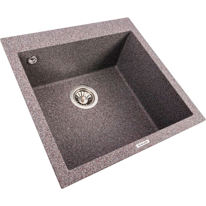 Valeso Galax 5050 Mix — built-in square quartz sink for countertop installation