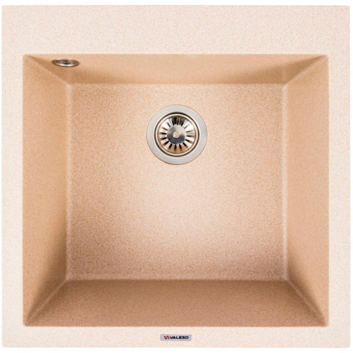 Valeso Galax 5050 Safari — inset kitchen countertop sink, 50 cm wide