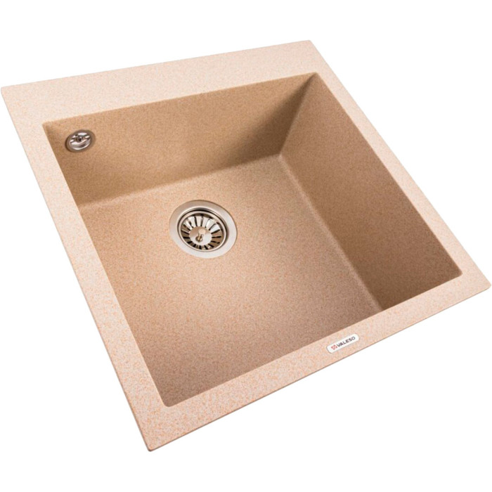 Valeso Galax 5050 Safari — inset kitchen countertop sink, 50 cm wide