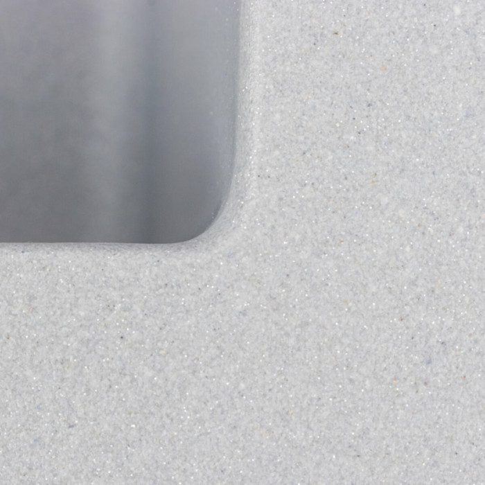 Valeso Galax 5050 Grey Metallic — 50 cm inset quartz sink for kitchen