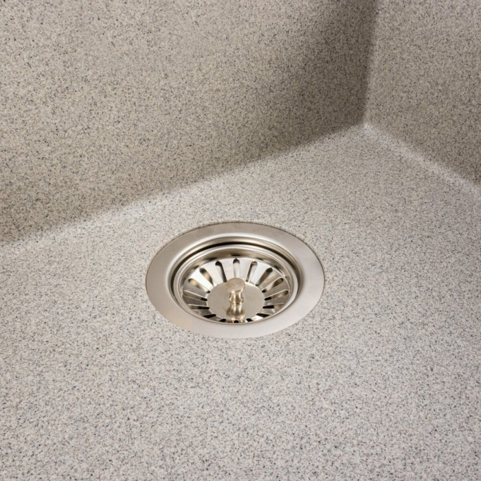 Valeso Galax 5050 Grey — 50 cm deep quartz kitchen sink