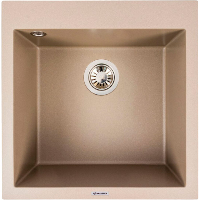 Valeso Galax 5050 Titan — matte inset sink 50×50 cm in an original color
