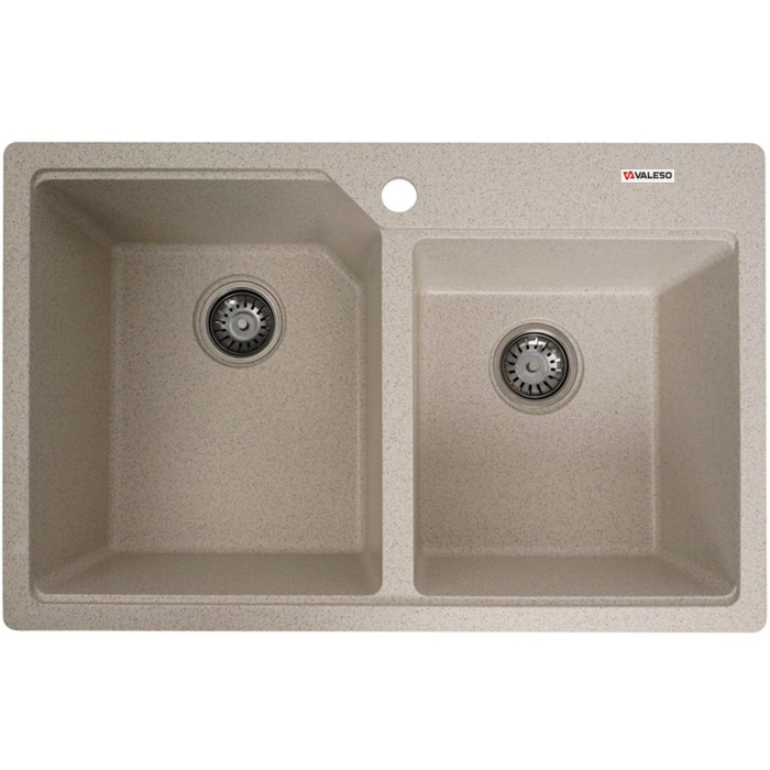 Valeso Harmony 7850 топаз - мойка гранитная 78 см двухчашевая