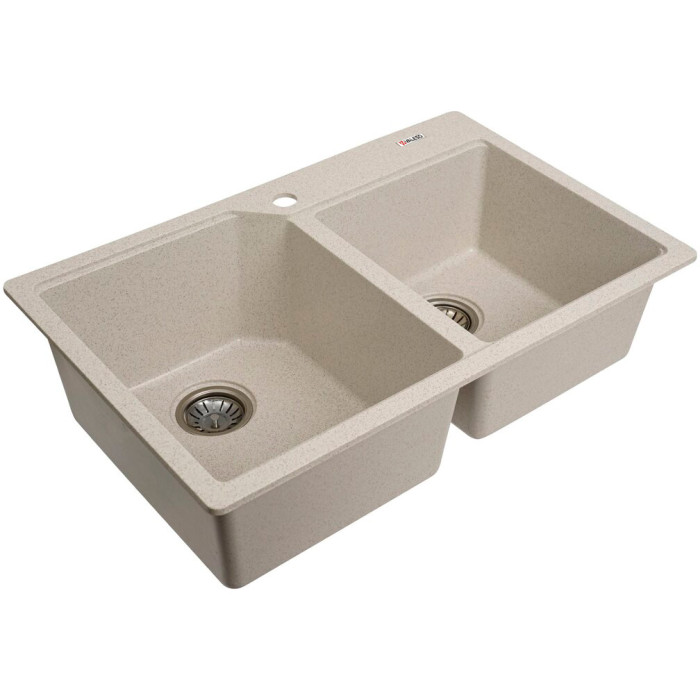 Valeso Harmony 7850 топаз - мойка гранитная 78 см двухчашевая