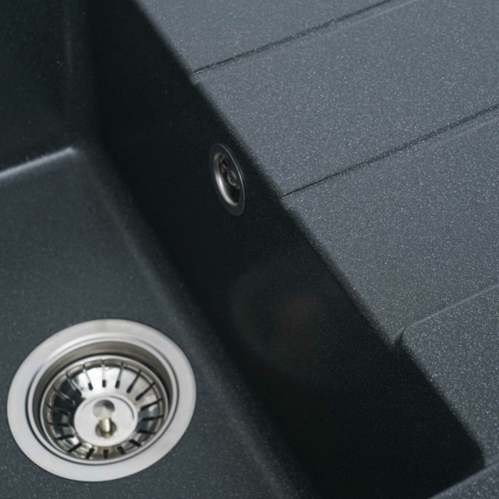 Valeso Intenso 6550 anthracite – convenient reversible 65 cm kitchen sink