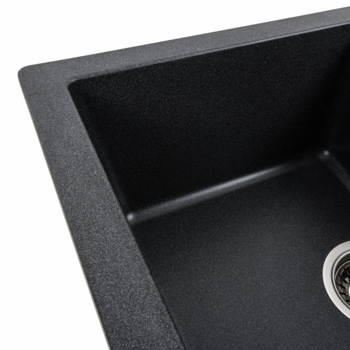 Valeso Intenso 6550 carbon – 65/50 cm sink made of uniform composite
