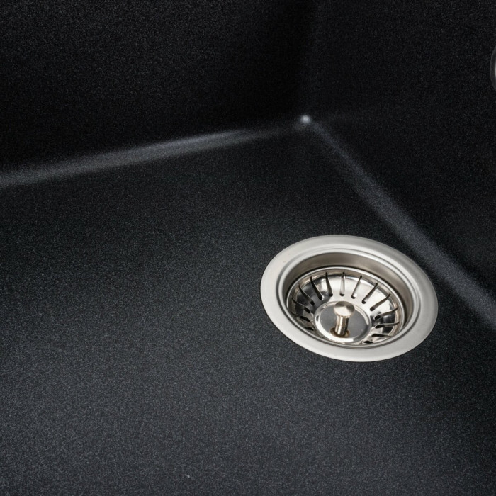 Valeso Intenso 6550 carbon – 65/50 cm sink made of uniform composite