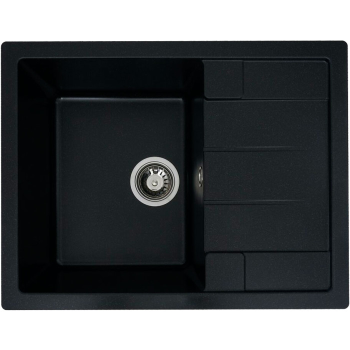 Valeso Intenso 6550 black metallic – composite inset kitchen sink