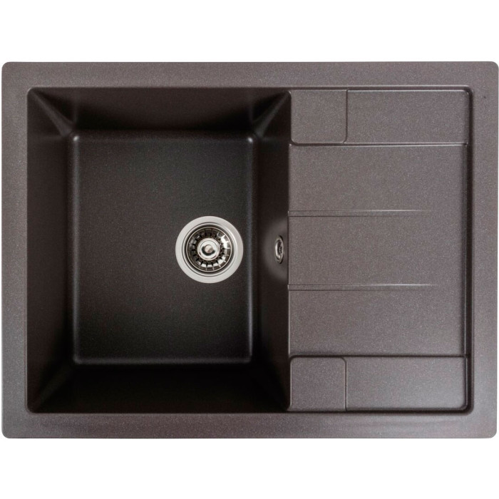 Valeso Intenso 6550 grenadine - 65 cm rectangular kitchen sink made of ceramic granite