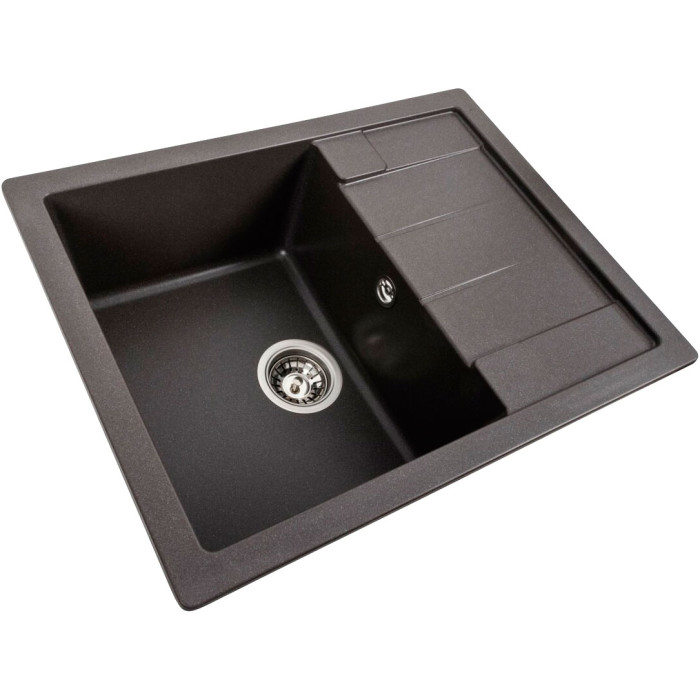 Valeso Intenso 6550 grenadine - 65 cm rectangular kitchen sink made of ceramic granite