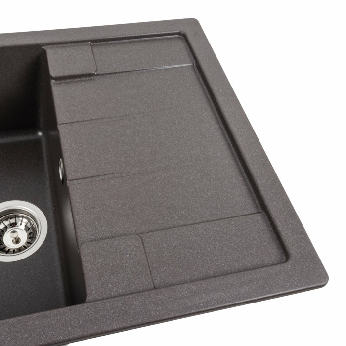 Valeso Intenso 6550 grenadine - 65 cm rectangular kitchen sink made of ceramic granite