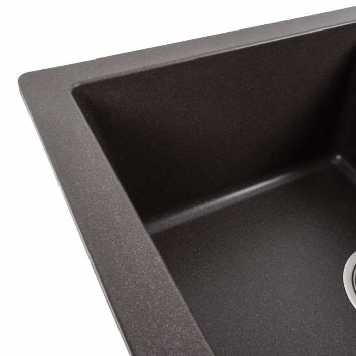 Valeso Intenso 6550 grenadine - 65 cm rectangular kitchen sink made of ceramic granite