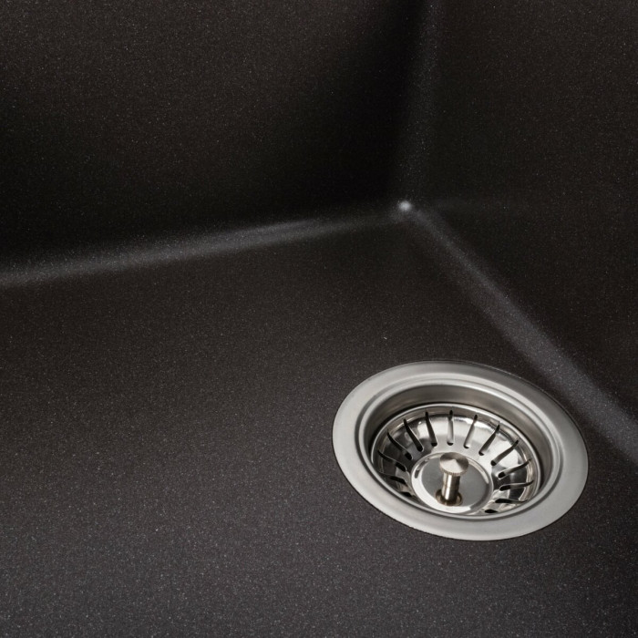 Valeso Intenso 6550 grenadine - 65 cm rectangular kitchen sink made of ceramic granite