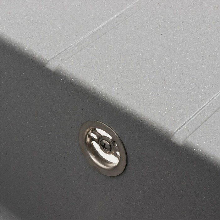 Valeso Intenso 6550 grey metallic – 65 cm inset countertop sink