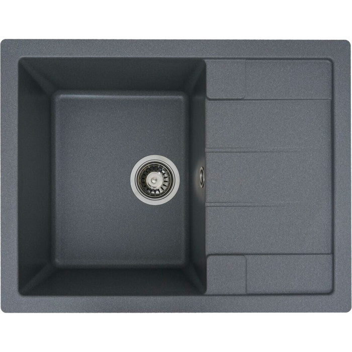 Valeso Intenso 6550 monsoon grey – 65 cm sink with a platform and bowl
