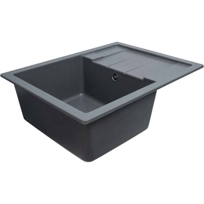 Valeso Intenso 6550 monsoon grey – 65 cm sink with a platform and bowl
