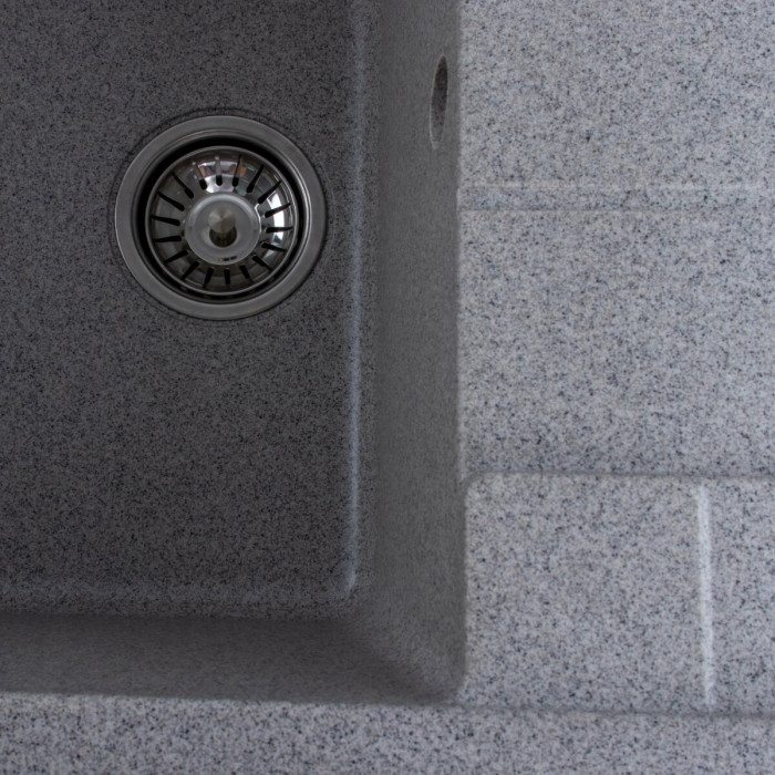 Valeso Intenso 6550 grey – 65 cm artificial stone kitchen sink
