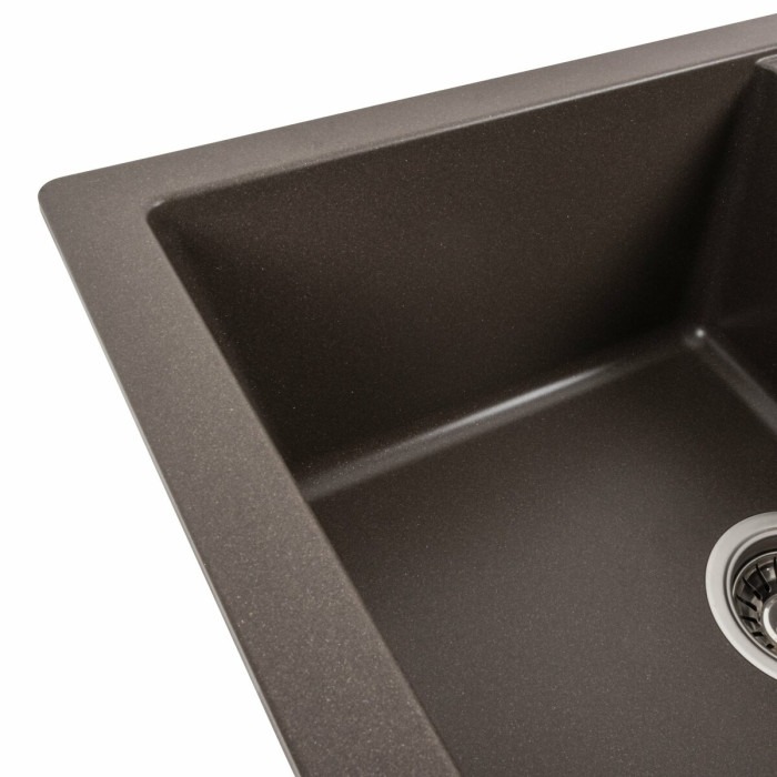 Valeso Intenso 6550 dark rock – inset countertop kitchen sink