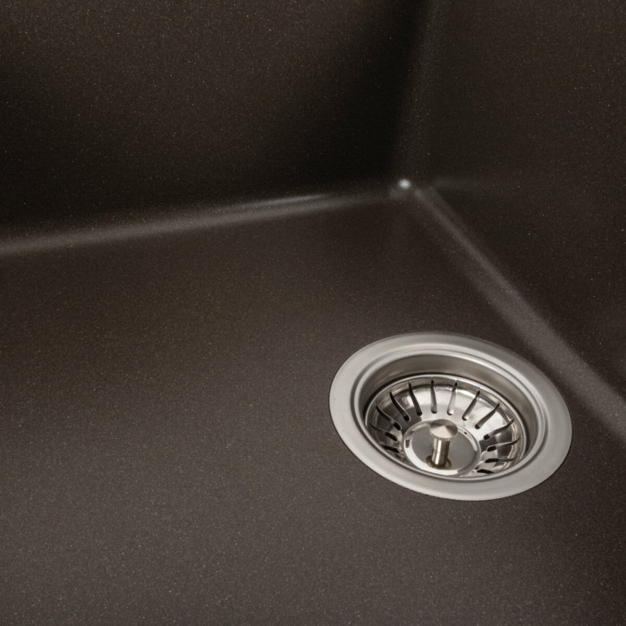Valeso Intenso 6550 dark rock – inset countertop kitchen sink