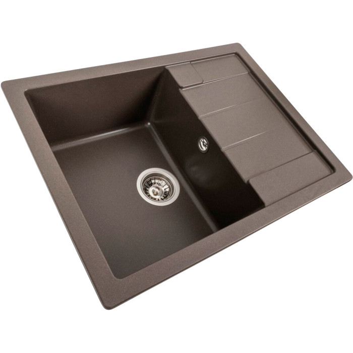 Valeso Intenso 6550 dark rock – inset countertop kitchen sink