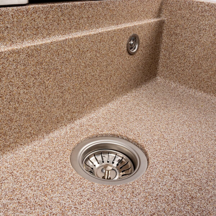 Valeso Irena 6846 Caramel — kitchen set with 68 cm granite sink