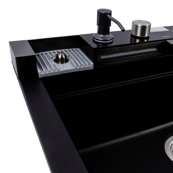 Valeso Irena 6846 чорний - кухонна станція на гранітній кухонній мийці 68 см