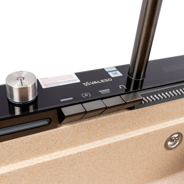 Valeso Irena 6846 safari - kitchen washing system based on a 68 cm granite inset sink