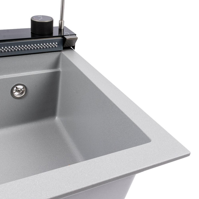 Valeso Irena 6846 Grey Metallic — 68 cm kitchen station based on a stone sink