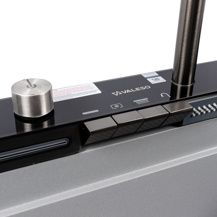 Valeso Irena 6846 Grey Metallic — 68 cm kitchen station based on a stone sink