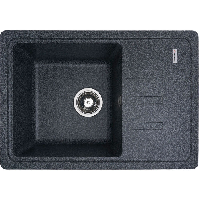 Valeso Liana 6243 Graphite – 62 cm built-in composite kitchen sink for countertop installation