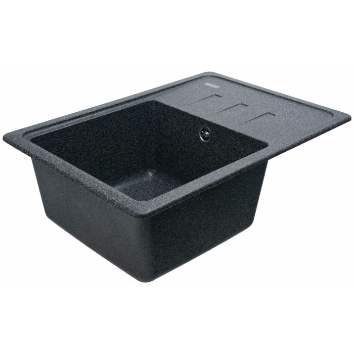 Valeso Liana 6243 Graphite – 62 cm built-in composite kitchen sink for countertop installation