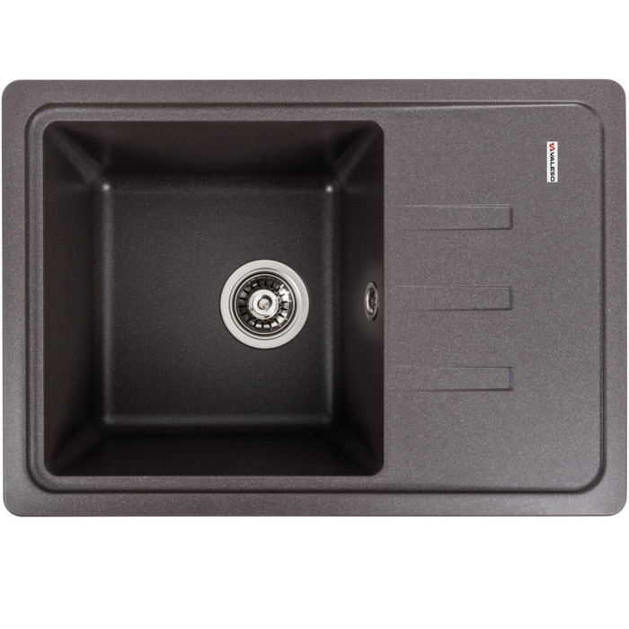 Valeso Liana 6243 grenadine – small 62/43 cm composite kitchen sink with a wing