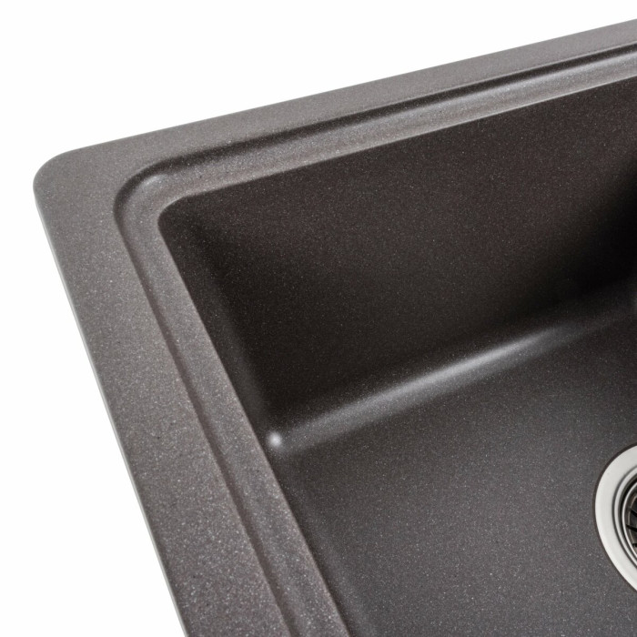 Valeso Liana 6243 grenadine – small 62/43 cm composite kitchen sink with a wing