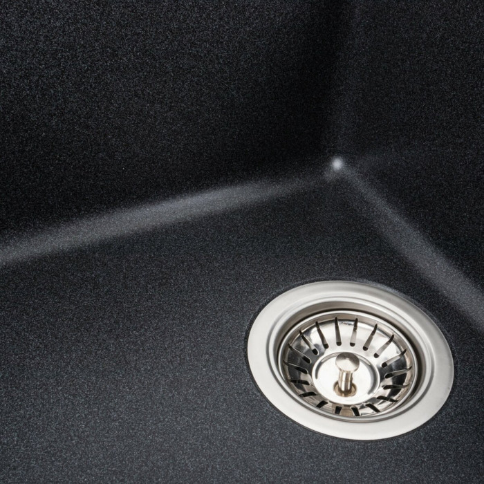 Valeso Liana 6243 Carbon Kitchen Sink 62×43 cm with Wing