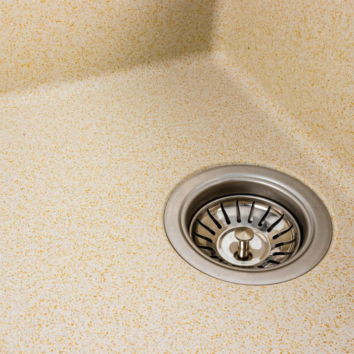 Valeso 6550 Lotos sand – matte granite sink 65 cm rectangular