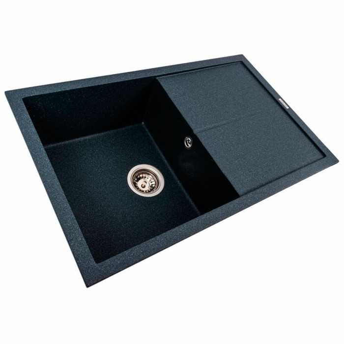 Valeso Magnum 7950 anthracite - 79/50 cm built-in composite sink with wing