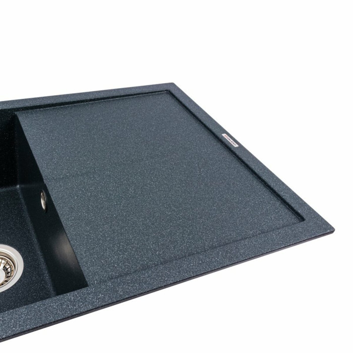 Valeso Magnum 7950 anthracite - 79/50 cm built-in composite sink with wing