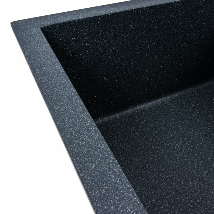 Valeso Magnum 7950 anthracite - 79/50 cm built-in composite sink with wing