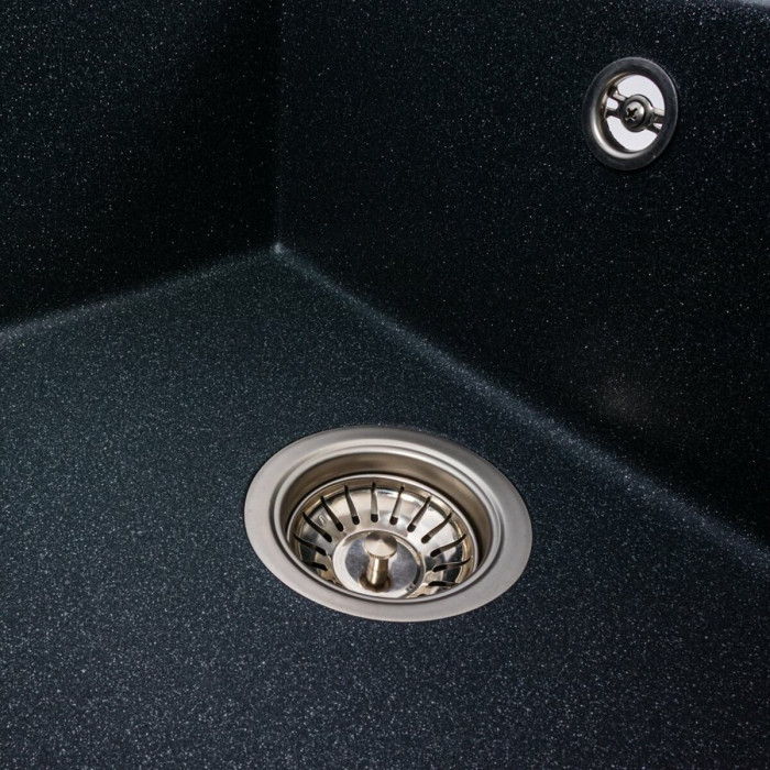 Valeso Magnum 7950 anthracite - 79/50 cm built-in composite sink with wing
