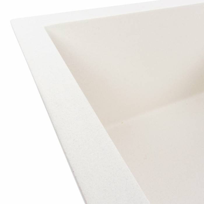 Valeso Magnum 7950 snow white - inset quartz kitchen sink 79 cm with wing