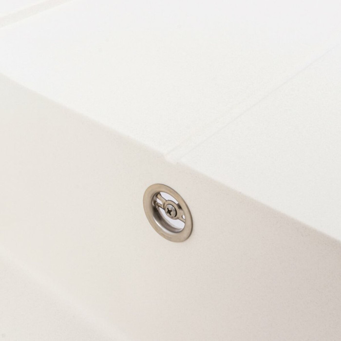 Valeso Magnum 7950 snow white - inset quartz kitchen sink 79 cm with wing