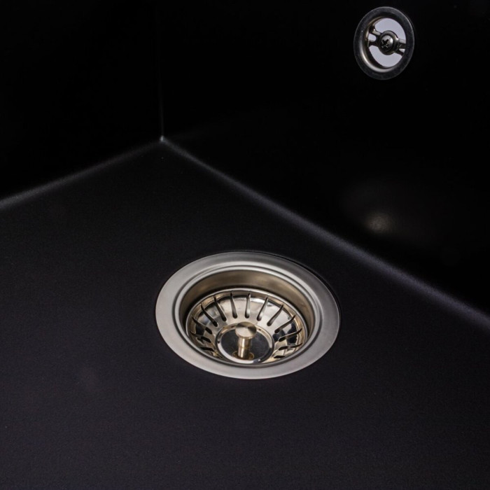 Valeso Magnum 7950 black - inset kitchen sink 79 cm, artificial stone