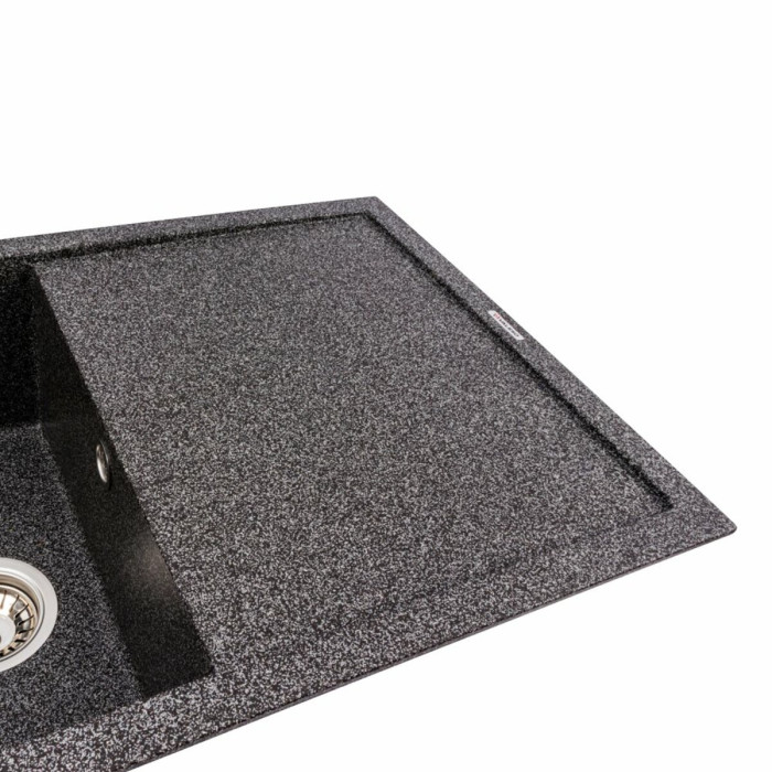 Valeso Magnum 7950 graphite - composite built-in sink 79 cm with drying wing, for kitchen