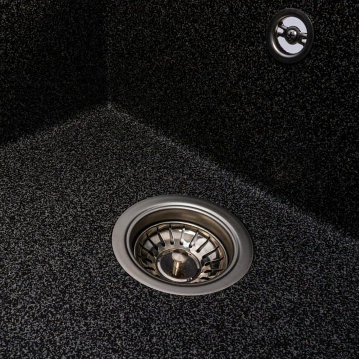 Valeso Magnum 7950 graphite - composite built-in sink 79 cm with drying wing, for kitchen
