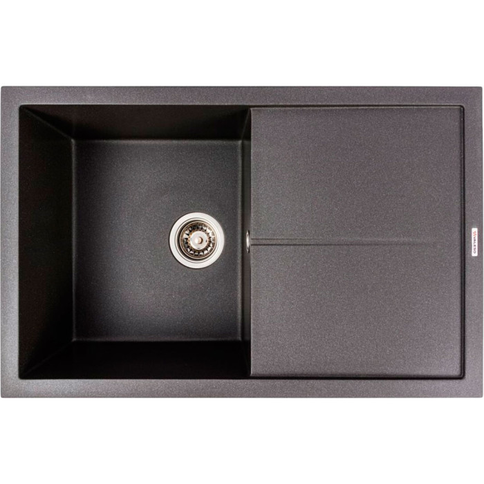 Valeso Magnum 7950 grenadine - rectangular sink 79 cm with wing and bowl 49/44 cm