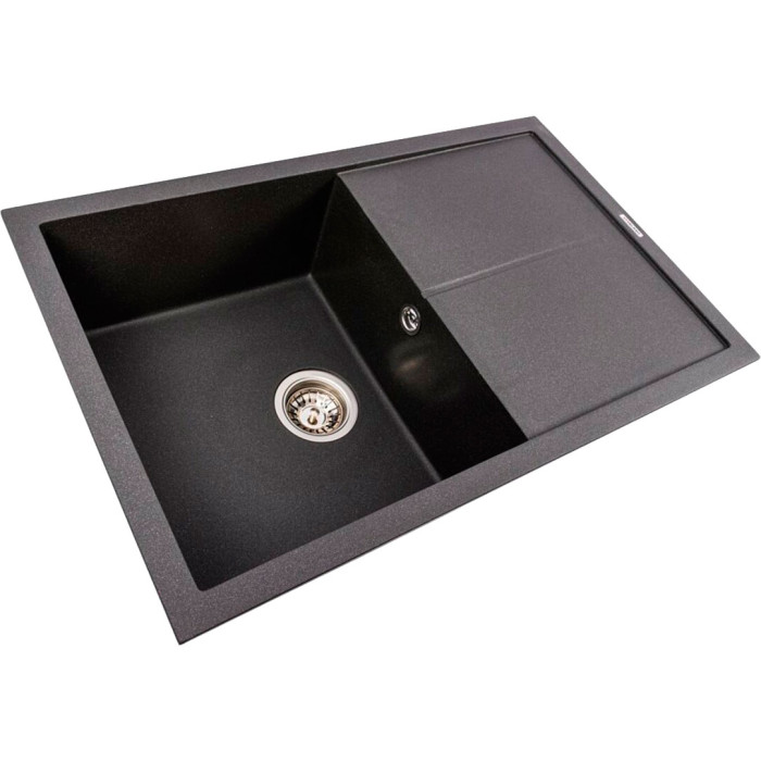 Valeso Magnum 7950 grenadine - rectangular sink 79 cm with wing and bowl 49/44 cm